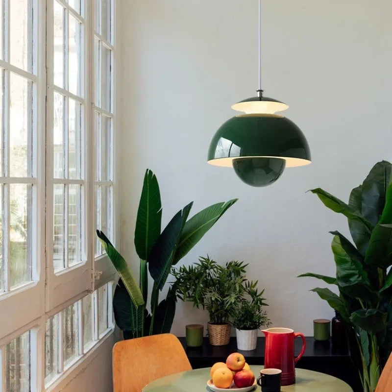 Modern Flower Bud Pendant Lamp Bedroom Bedside Study Bathroom Restaurant Bar Counter Led Hanging Light Lighting Home Decoration