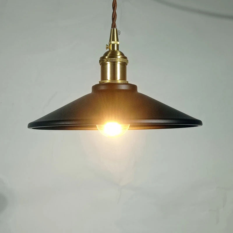 American Retro Brass Restaurant Pendant Light Industrial Style Nordic Home Coffee Shop Bar Decoration a Chandelier Ceiling Light