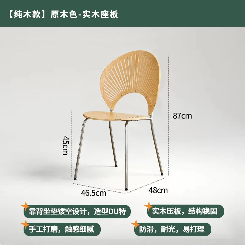 Home Furniture Restaurant Dining Chairs Living Room Leisure Chair Customized Stainless Steel Chairs Single Backrest Armchair