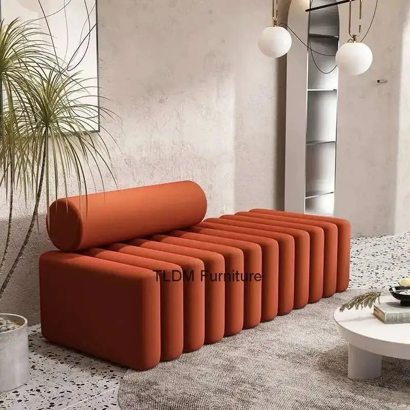 Light Luxury, Shoe Changing Stool, Household, Living Room, Stool, Sofa, Strip, Rest Stool, Bedroom, End of Bed, Stool