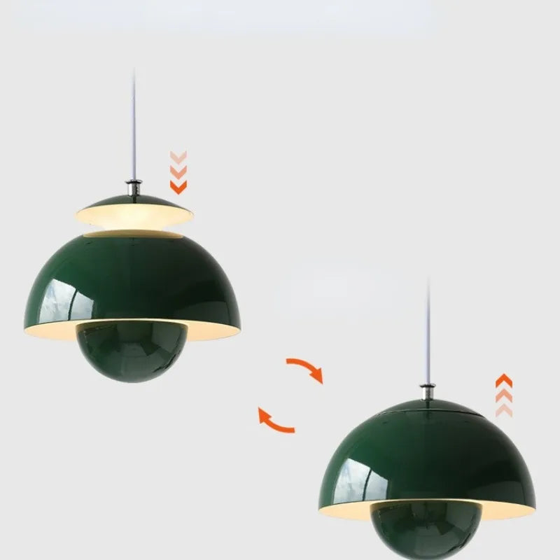 Modern Flower Bud Pendant Lamp Bedroom Bedside Study Bathroom Restaurant Bar Counter Led Hanging Light Lighting Home Decoration