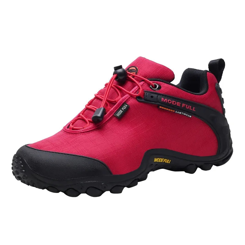 Outdoor Hiking Waterproof And Anti-Skid Thick Bottom Wear-Resistant And Breathable Ultra Light Cloth Mountaineering Shoes