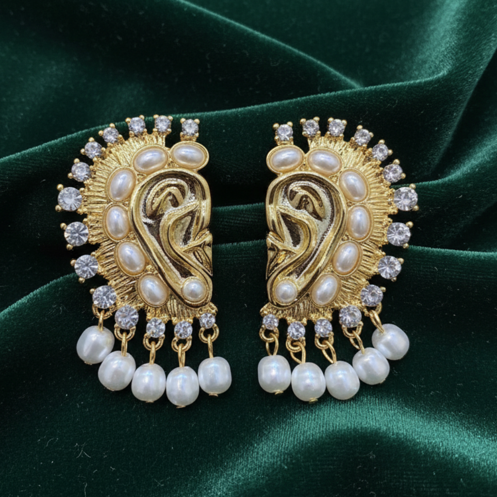 NISHIZAWA Pearls Earrings for Women Tassels Hyperbole Palace Style Vintage Jewelry Fashion Classic Elegant Pendientes Mujer