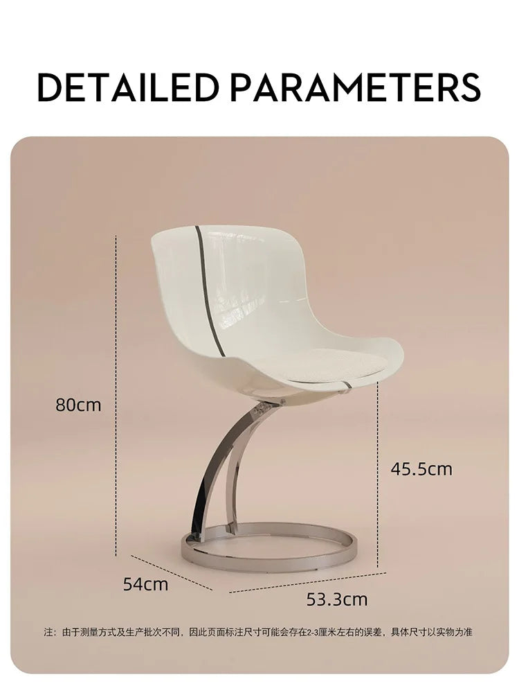 Furniture Nordic Transparent Acrylic Dining Chairs,Home Living Room Backrest Lounge Chairs,Bedroom Desks,Stool,Makeup Stools