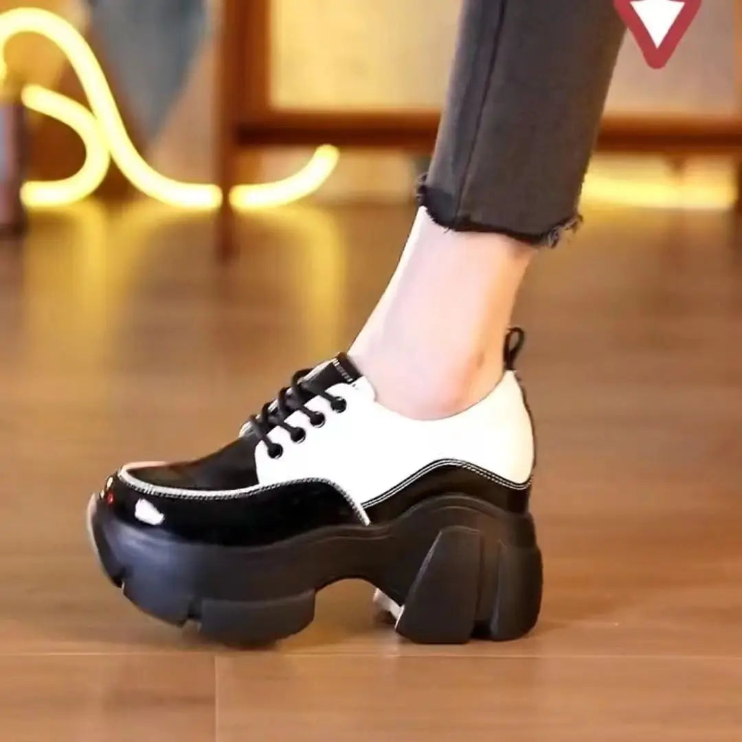 2023  Height Increasing Trend Clunky Casual Women's Sneaker Platform heels Shoes 8cm