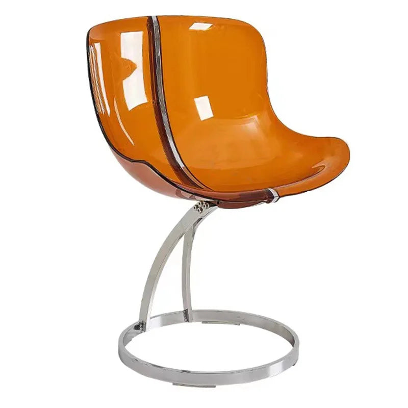 Furniture Nordic Transparent Acrylic Dining Chairs,Home Living Room Backrest Lounge Chairs,Bedroom Desks,Stool,Makeup Stools