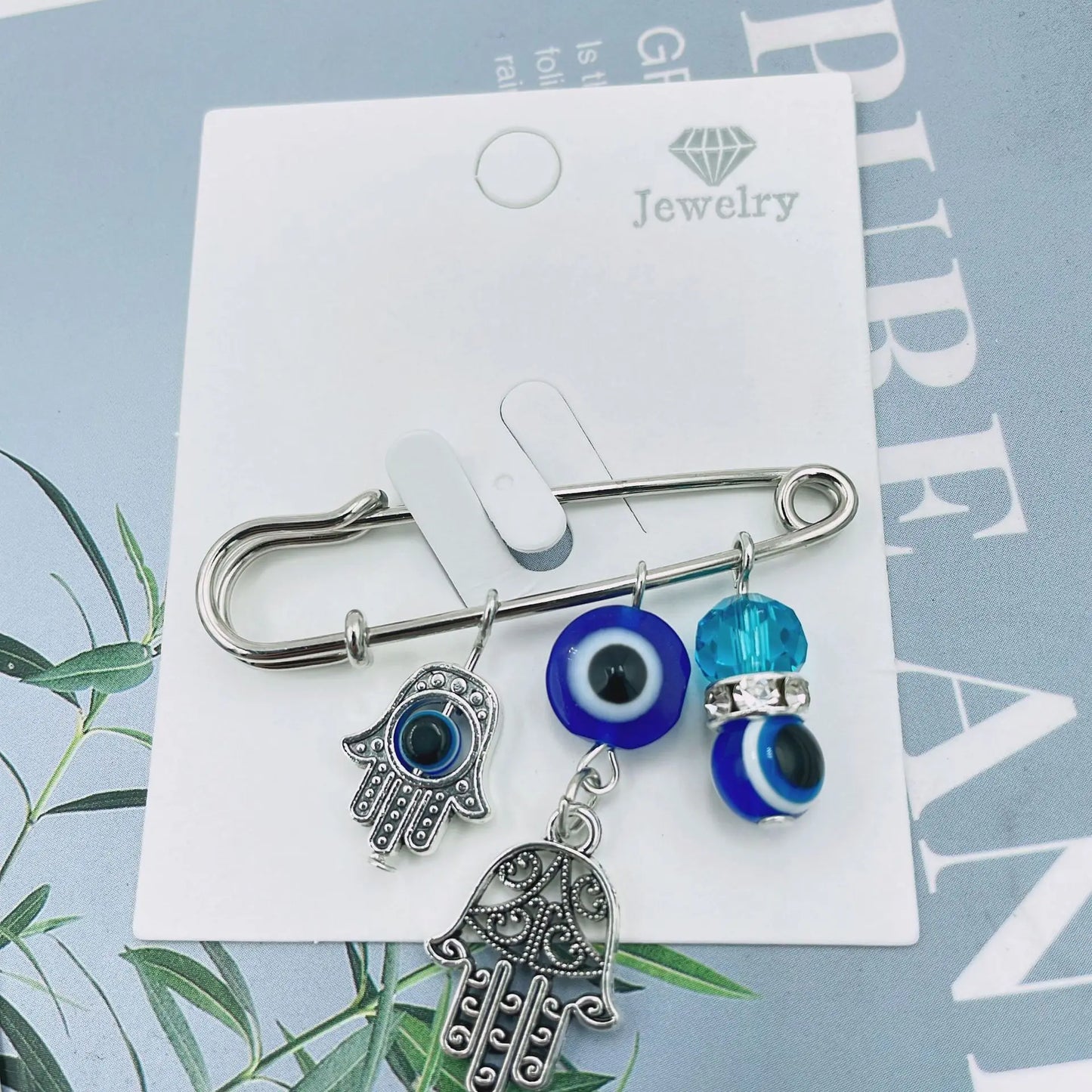 New Evil Eye Badges Cosplay Anime Demon Blue Eye Vintage Devil Eyes Brooches Costume Pin Fans Collection Friends Gifts Wholesale