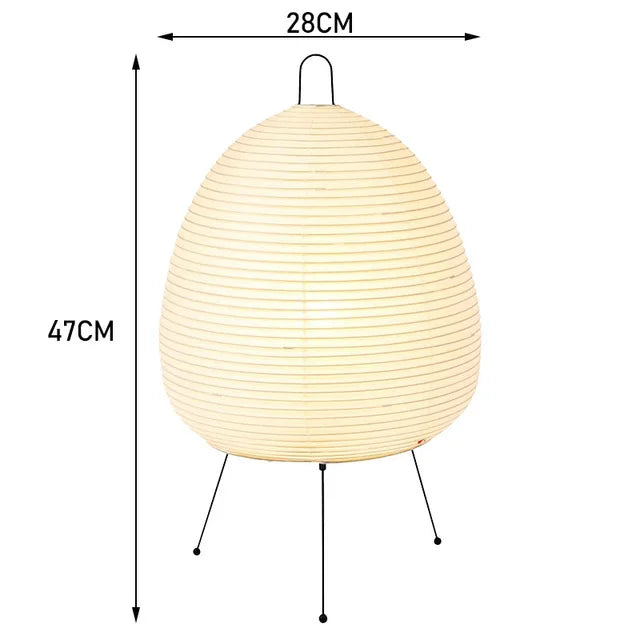 Classic Japanese Retro Rice Paper Table Lamp Japanese Wabi-sabi Advanced Atmosphere Bedside Table Lamp
