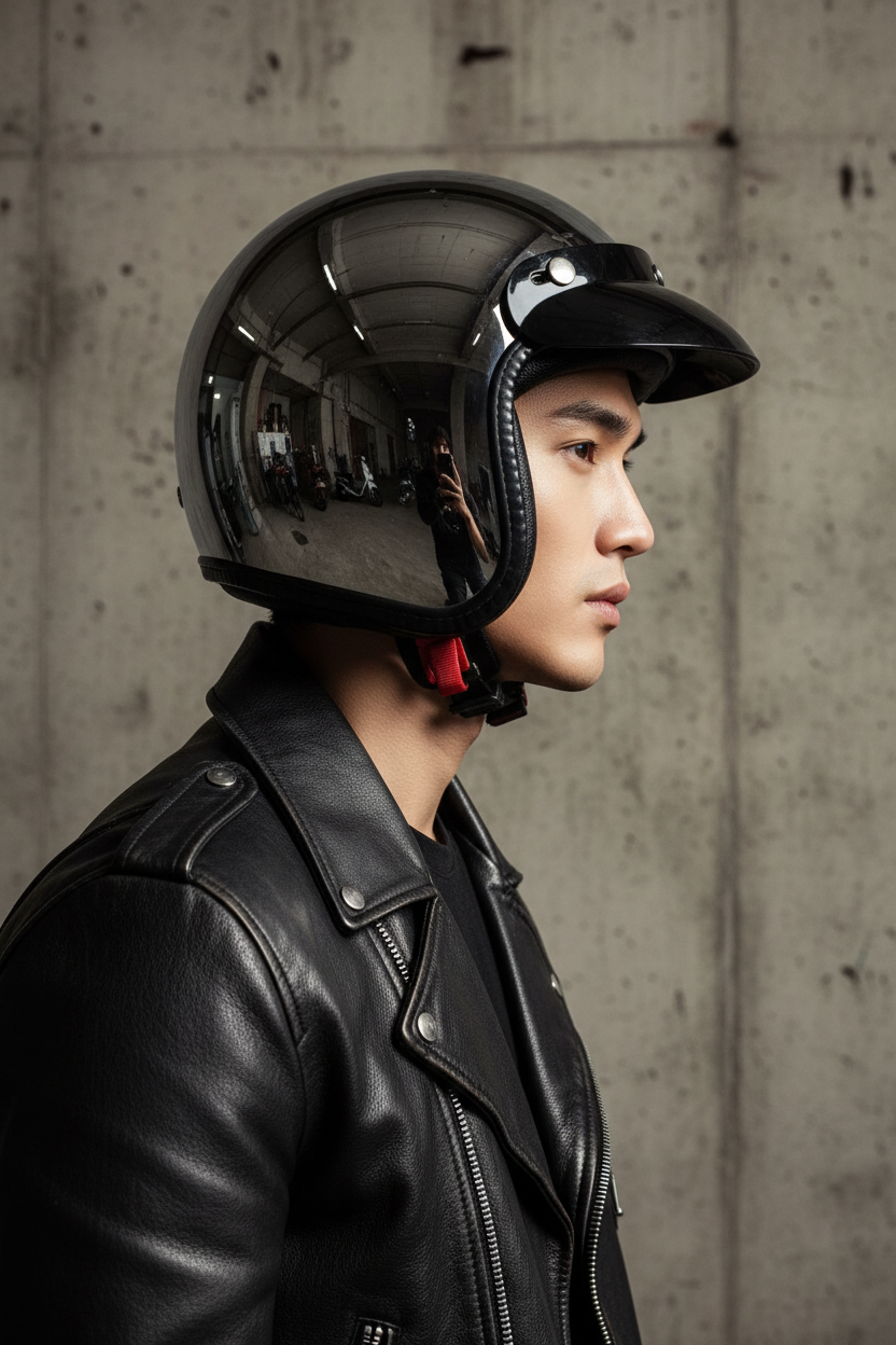 Open HOT Face Motorcycle Helmet Vintage Capacete De Moto Helmet Unique Retro 3/4 Half Casco Casque Four Seasons ECE DOT Approved