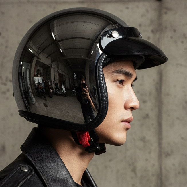 Open HOT Face Motorcycle Helmet Vintage Capacete De Moto Helmet Unique Retro 3/4 Half Casco Casque Four Seasons ECE DOT Approved