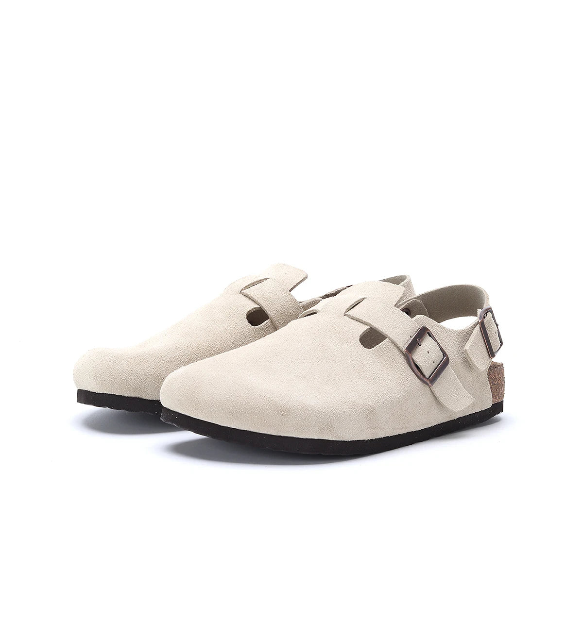 Fabulous Birken Genuine leather shoes for men 2024 summer new fishing men thick soled half drag sandals