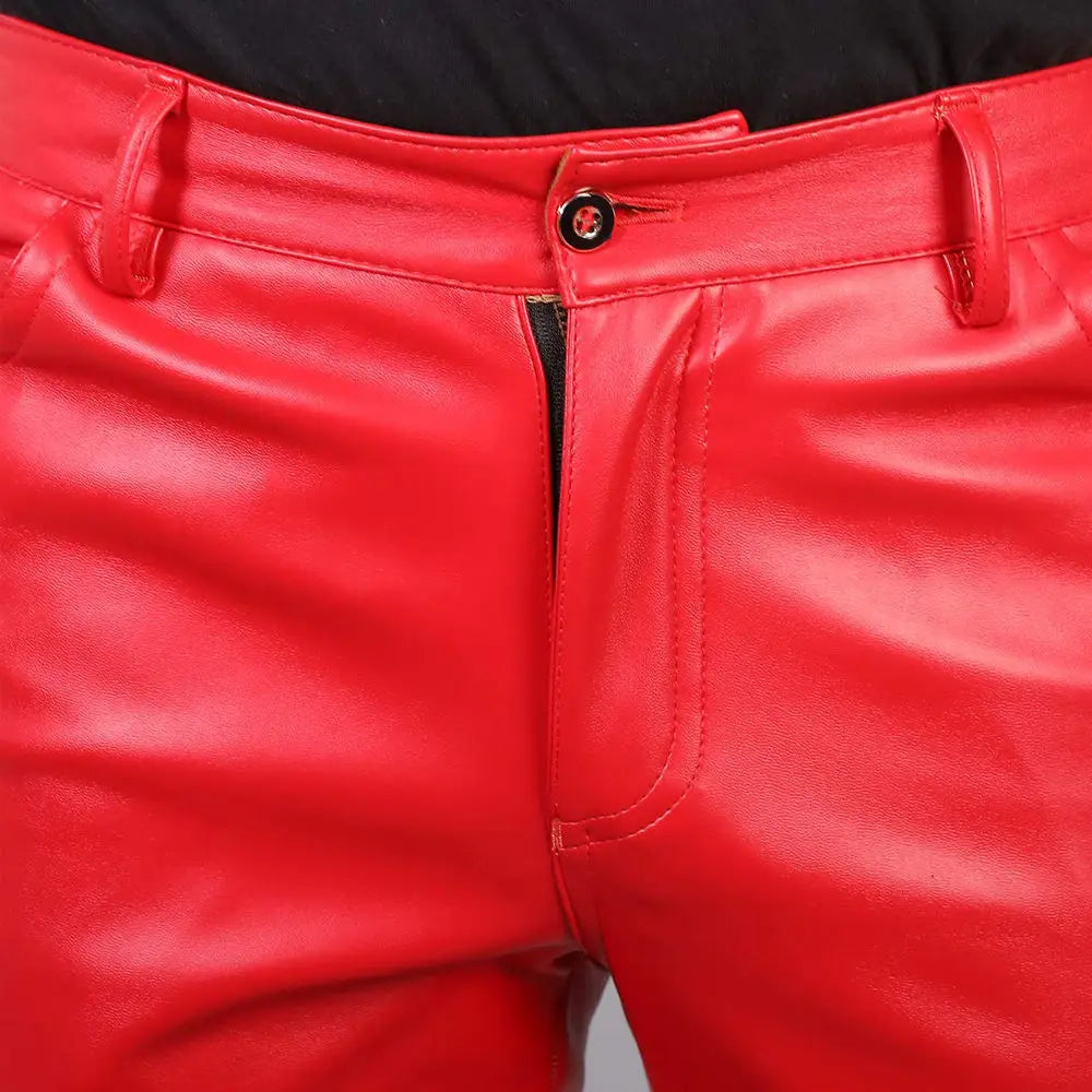 Latest Style Men Fashionable Leather Pants For Online Sale Best Quality Custom Made Logo Made Men Leather Pants With Low Price