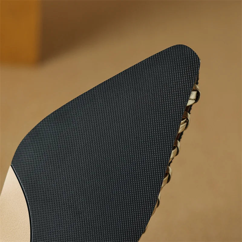 Fashion Horsehair t-strap women's Sandals Covered Toe Low Heels Female Summer Sandals Ladies Casual Sandals Walk