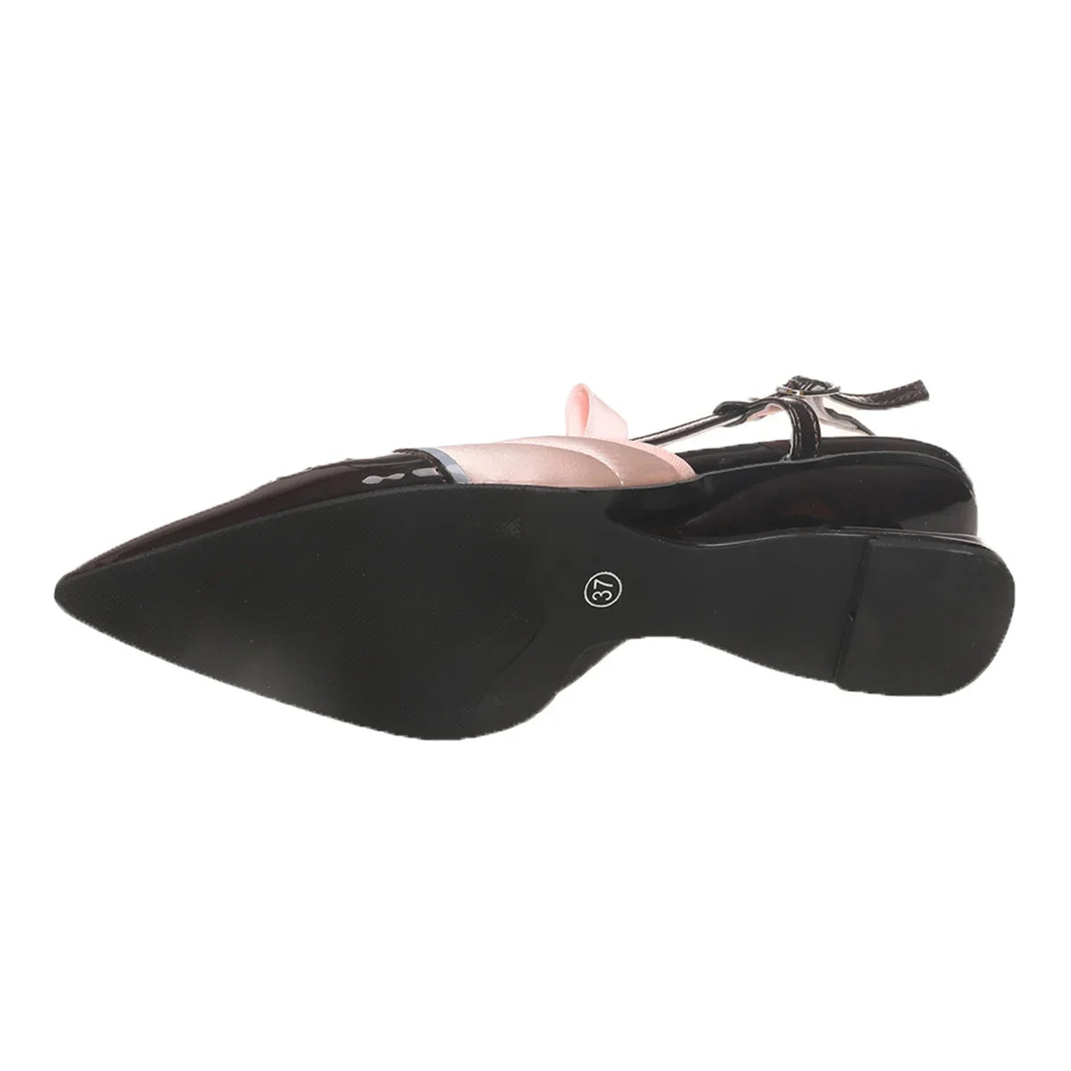 Western Style Retro Strap Pointed Toe High Heels Women's 2025 Summer New French Style