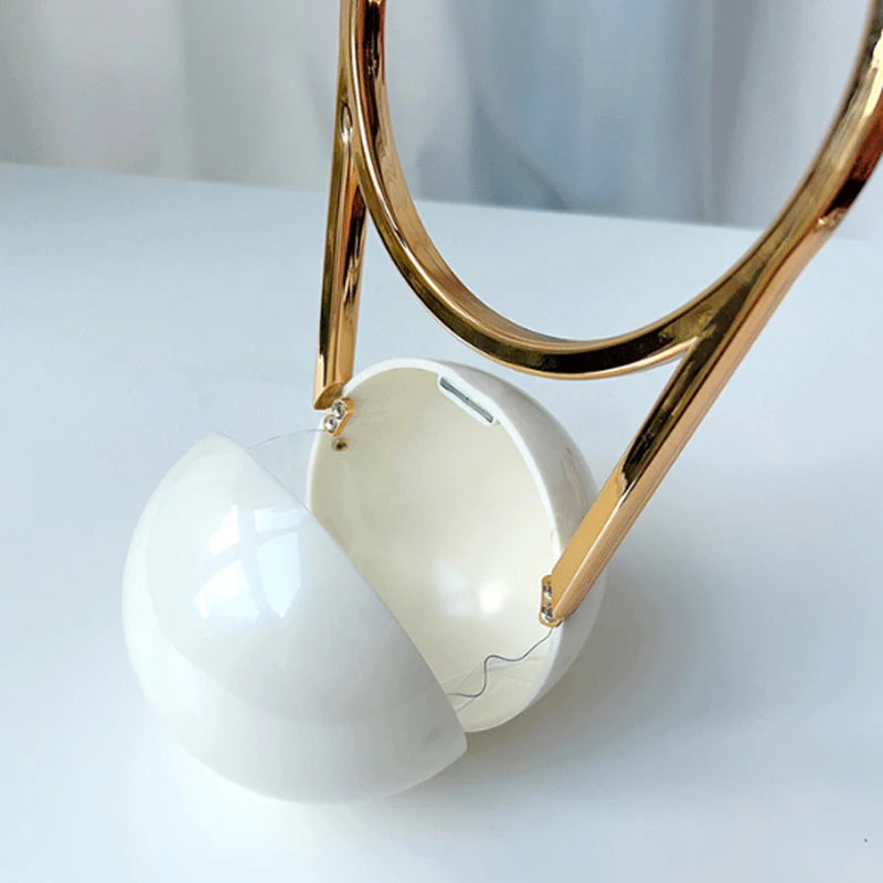 Fashion Bride Pearl White Round Metal Gold Women Luxury Evening Banquet Clutch Bag Wedding Purse Party Crossbody Day Handbag