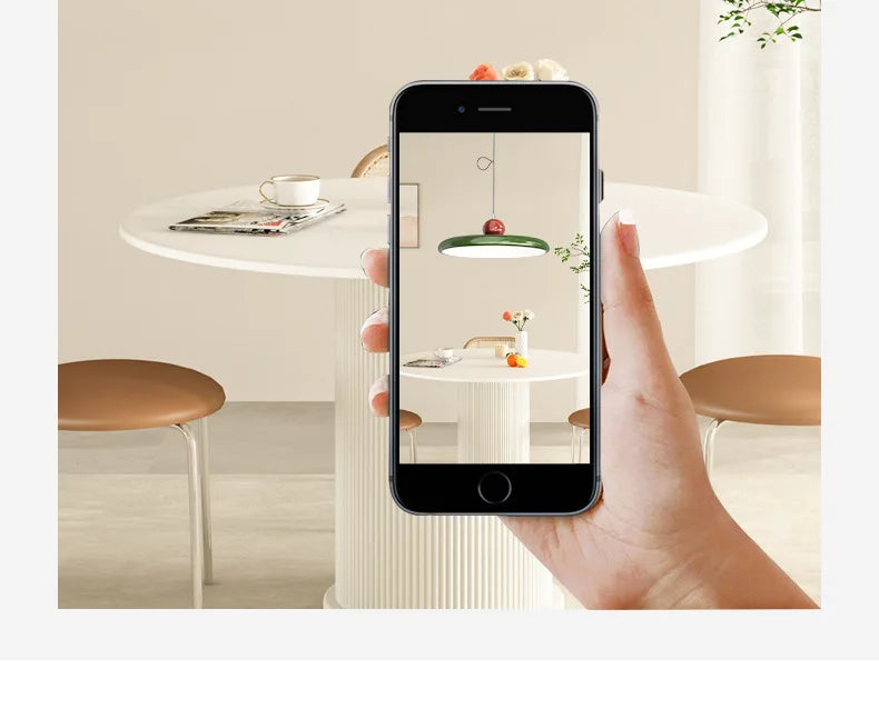 Movable Rocker Arm Restaurant Chandelier Modern Simple Table Light Advanced French Full Spectrum Eye Protection Light