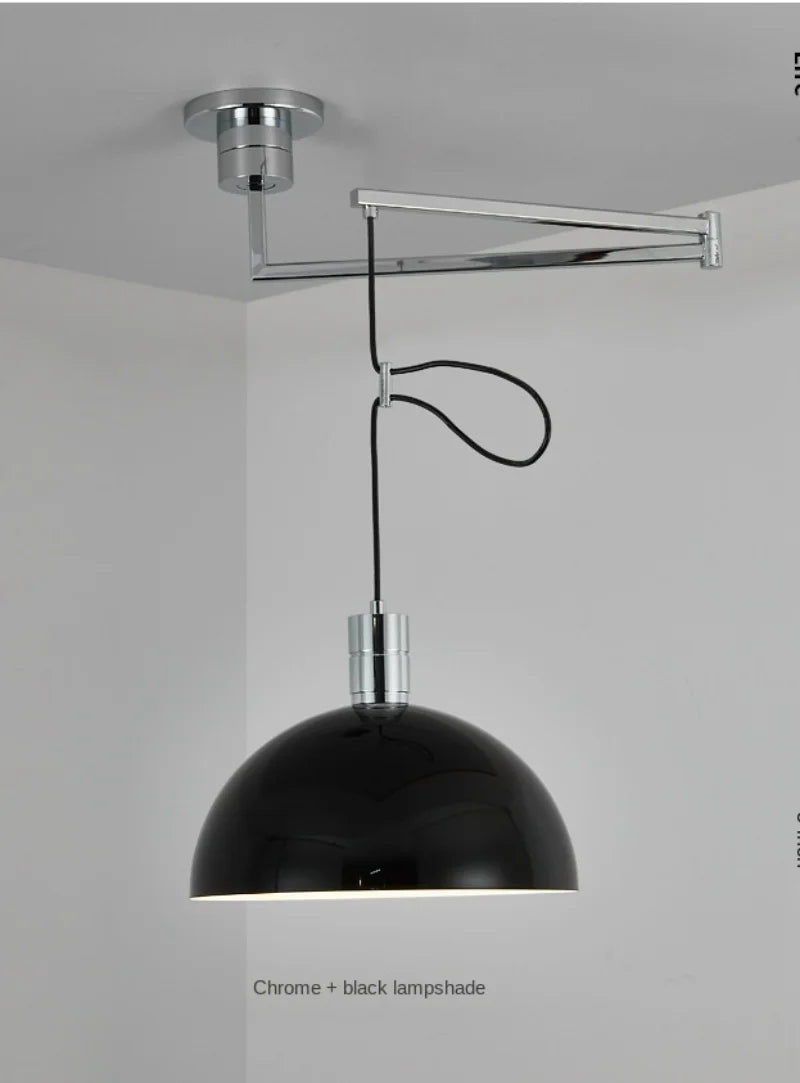 Adjustable Arm Pendant Lights Kitchen Dining Room Island Hanging Lamp Modern Rotatable Long pendant lamp Restaurant Decor