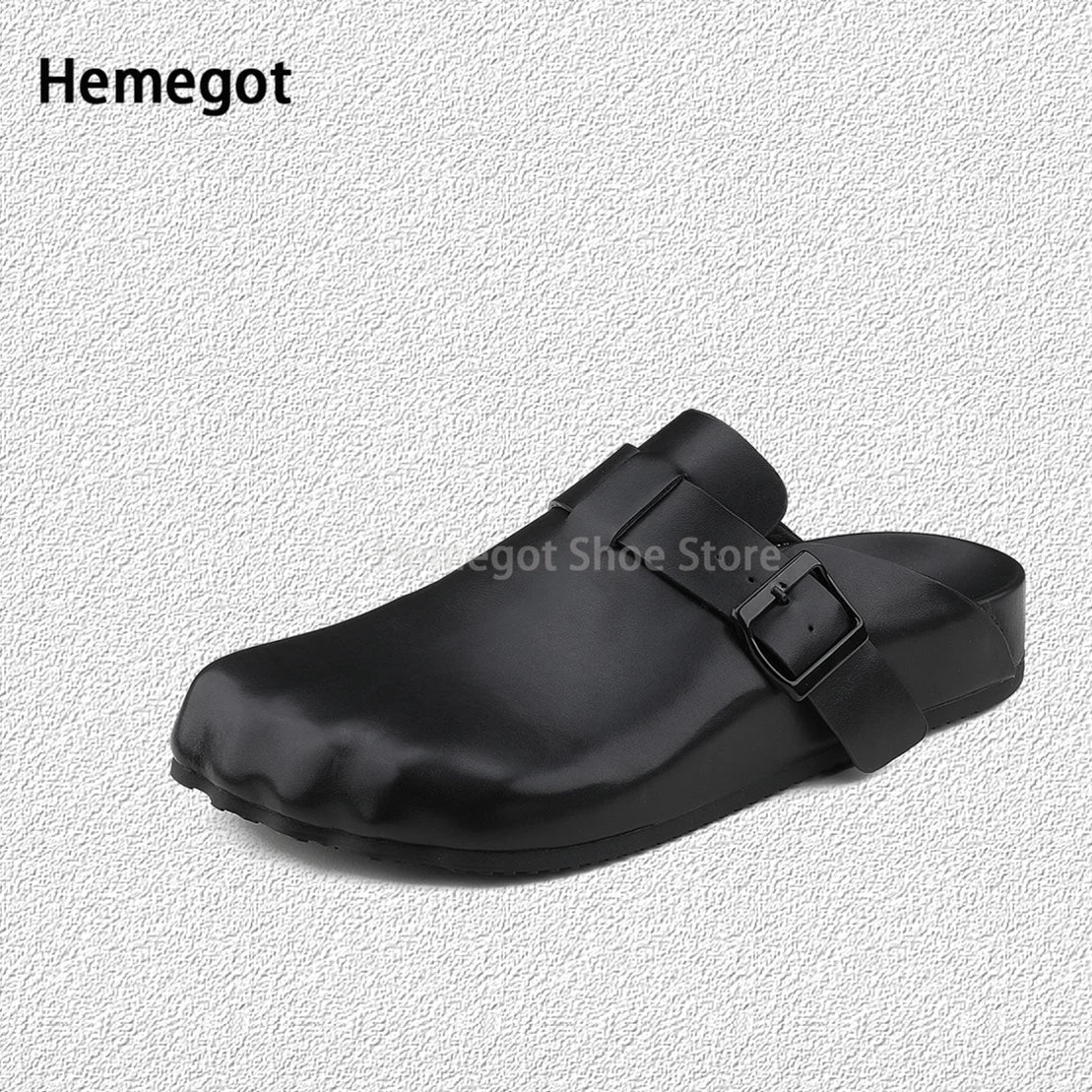 Five Finger Cowhide Slippers for Men Bao Toe Slides Male Mueller Shoes Couple Casual Shoes Breathable External Wearing Slippers