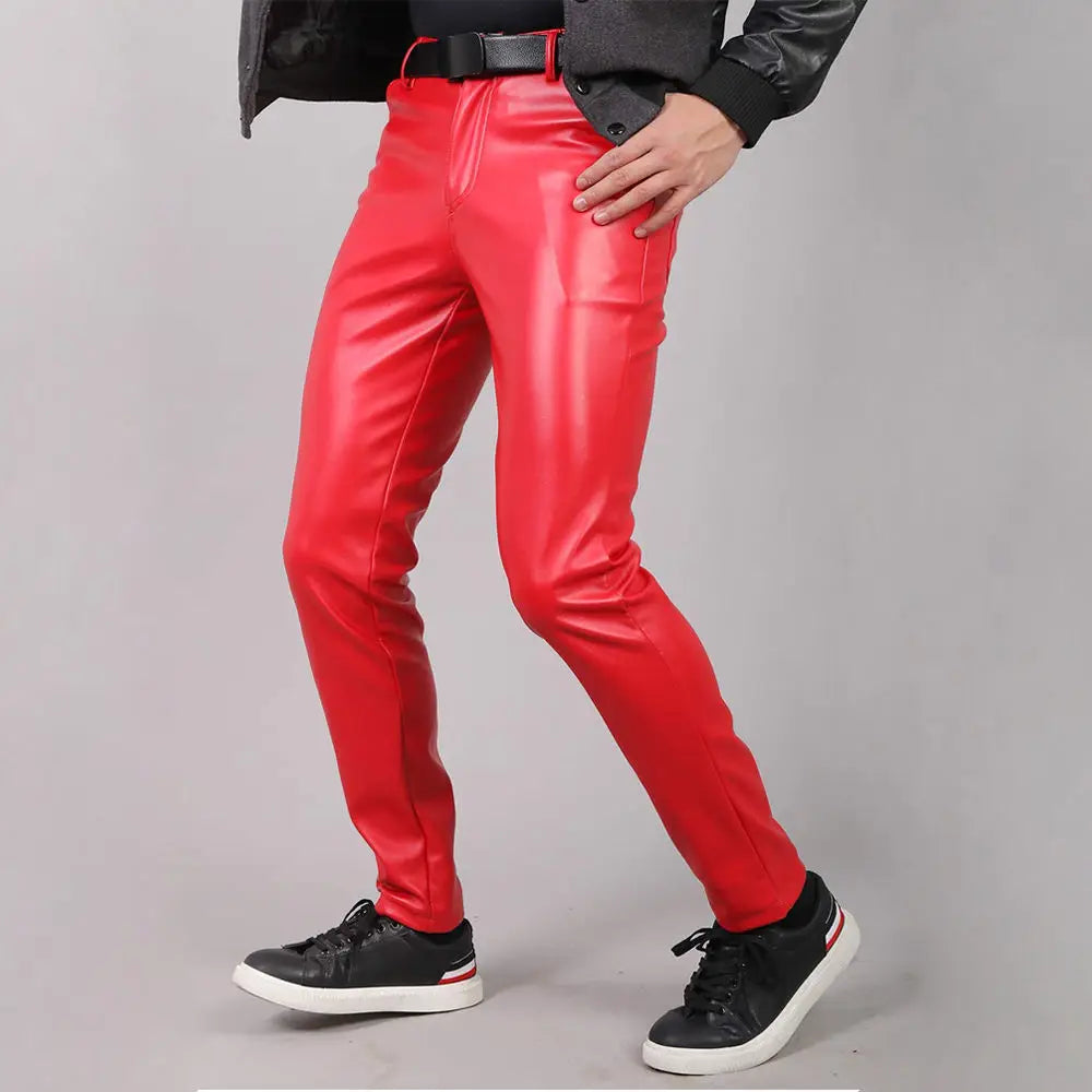 Latest Style Men Fashionable Leather Pants For Online Sale Best Quality Custom Made Logo Made Men Leather Pants With Low Price