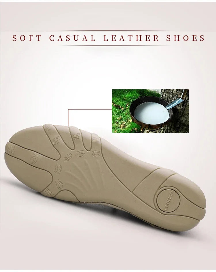 Men's Genuine Leather Shoes Ankle Boots 2024 Men Sneakers Outdoor Light Lace-Up Casual Shoes Fashion Loafers Winter Warm Boots