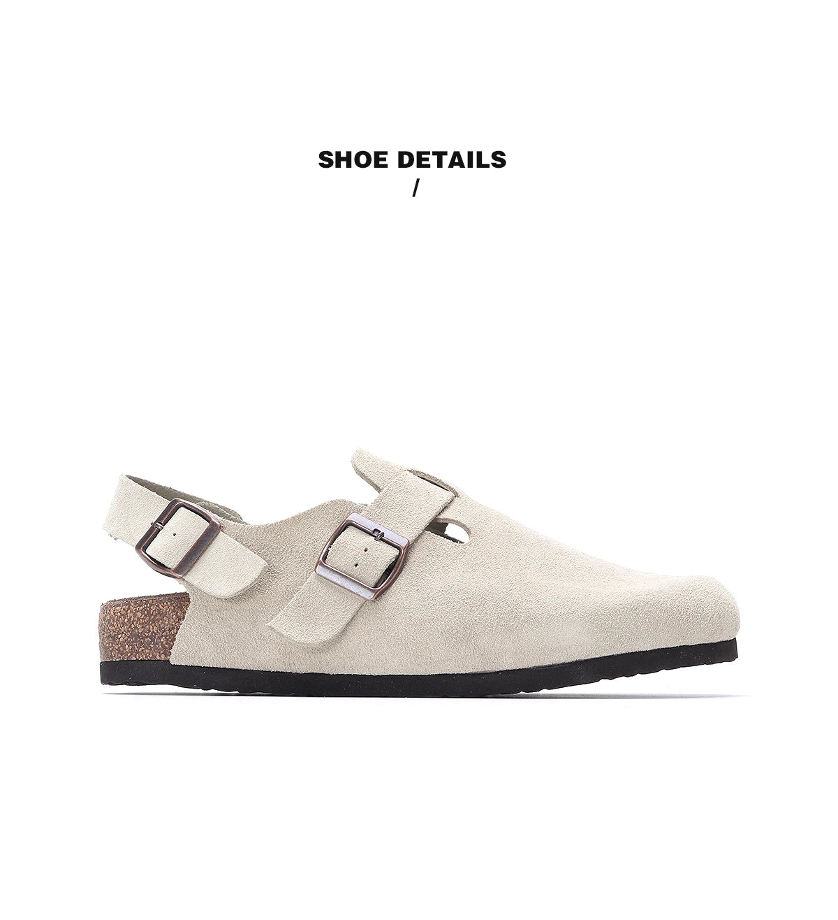 Fabulous Birken Genuine leather shoes for men 2024 summer new fishing men thick soled half drag sandals