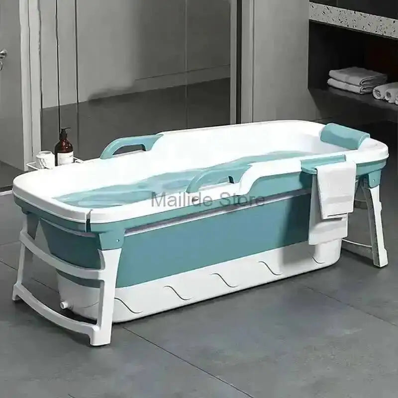 Tub Bathtubs Adult Folding bathtub Household Foaming hot Simple Adult Bathing Tub Full Body Sweat Portable Steam Bathing Basin