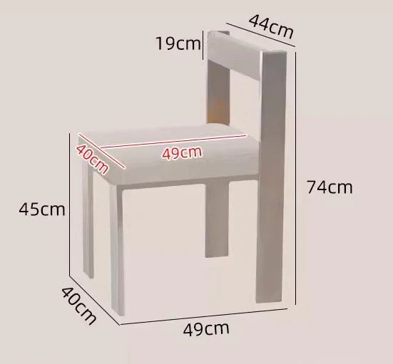 Bauhaus Dopamine Kitchen Island Chair Stainless Steel Designer Dining Seat Multi Function for Home and Vanity