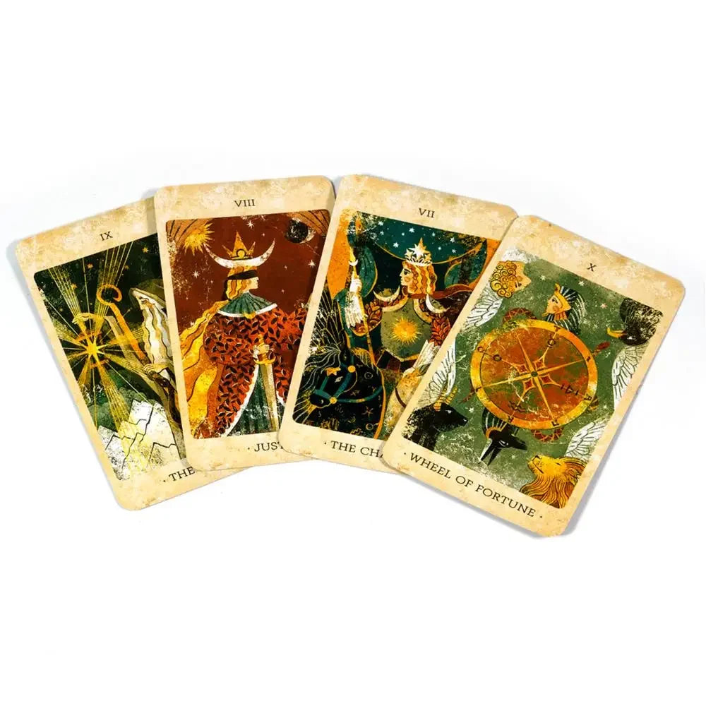 The Solar Kingdom Tarot cards A 78 deck English Psychological Oracle Deck With Vibrant Imagery For Future And Past board games