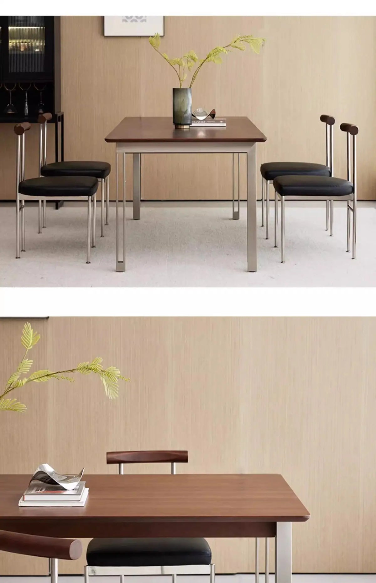 Bauhaus Style Dining Chair Household Restaurant Seat Ergonomic Backrest Desk Chair Modern Study Office Side Chair for Home