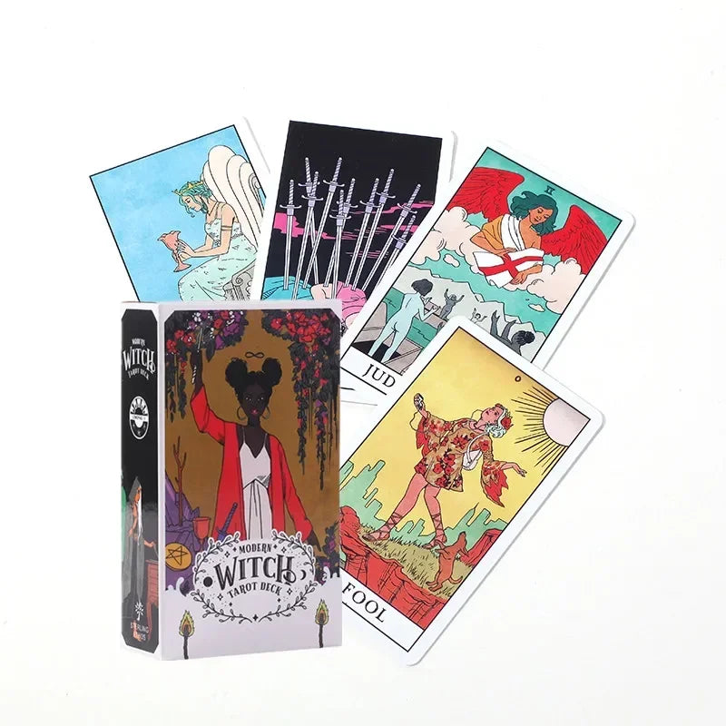 The Modern Witch Tarot Deck Guidebook Card Table Card Game Magical Fate Divination Card Board game