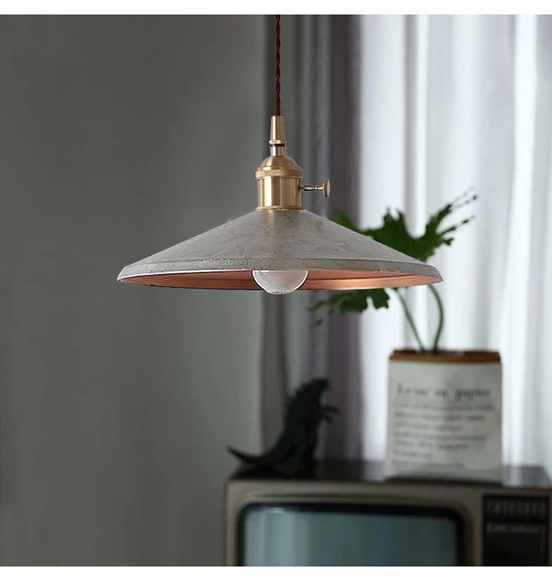 American Retro Brass Restaurant Pendant Light Industrial Style Nordic Home Coffee Shop Bar Decoration a Chandelier Ceiling Light