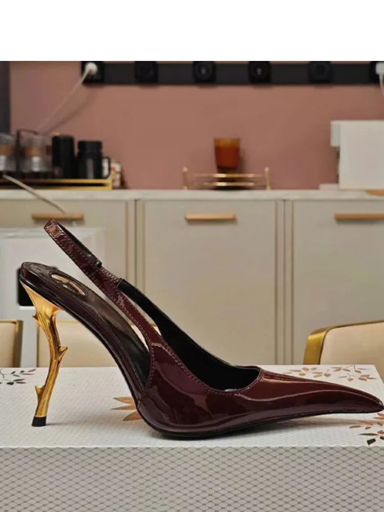 2026 Summer Stiletto Pointed Women's Sandals Fashion Show Party Wedding Women's High Heels