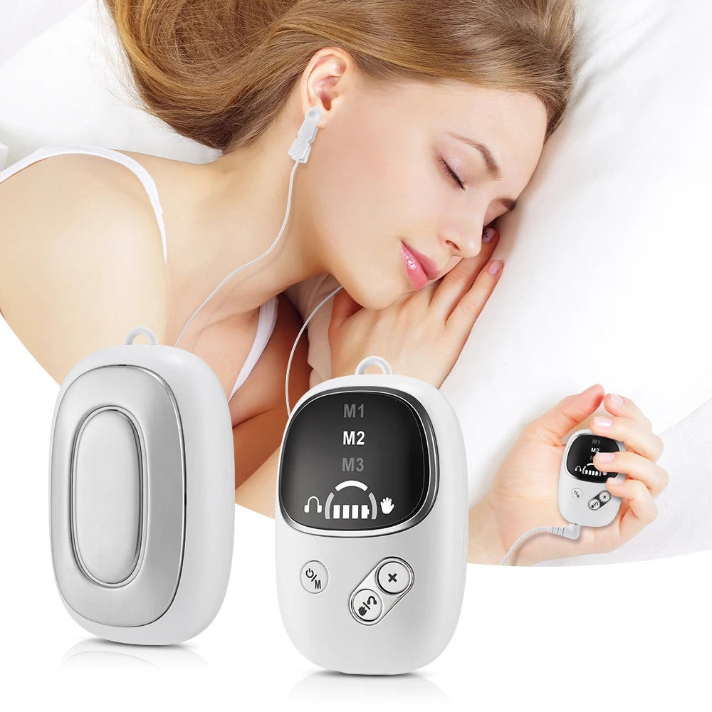 CES Vagus Nerve Stimulation Clip Ear Sleep Aid Device Relieve Insomnia Promote Fast Sleep Deep Sleep Anxiety Depression Reliever