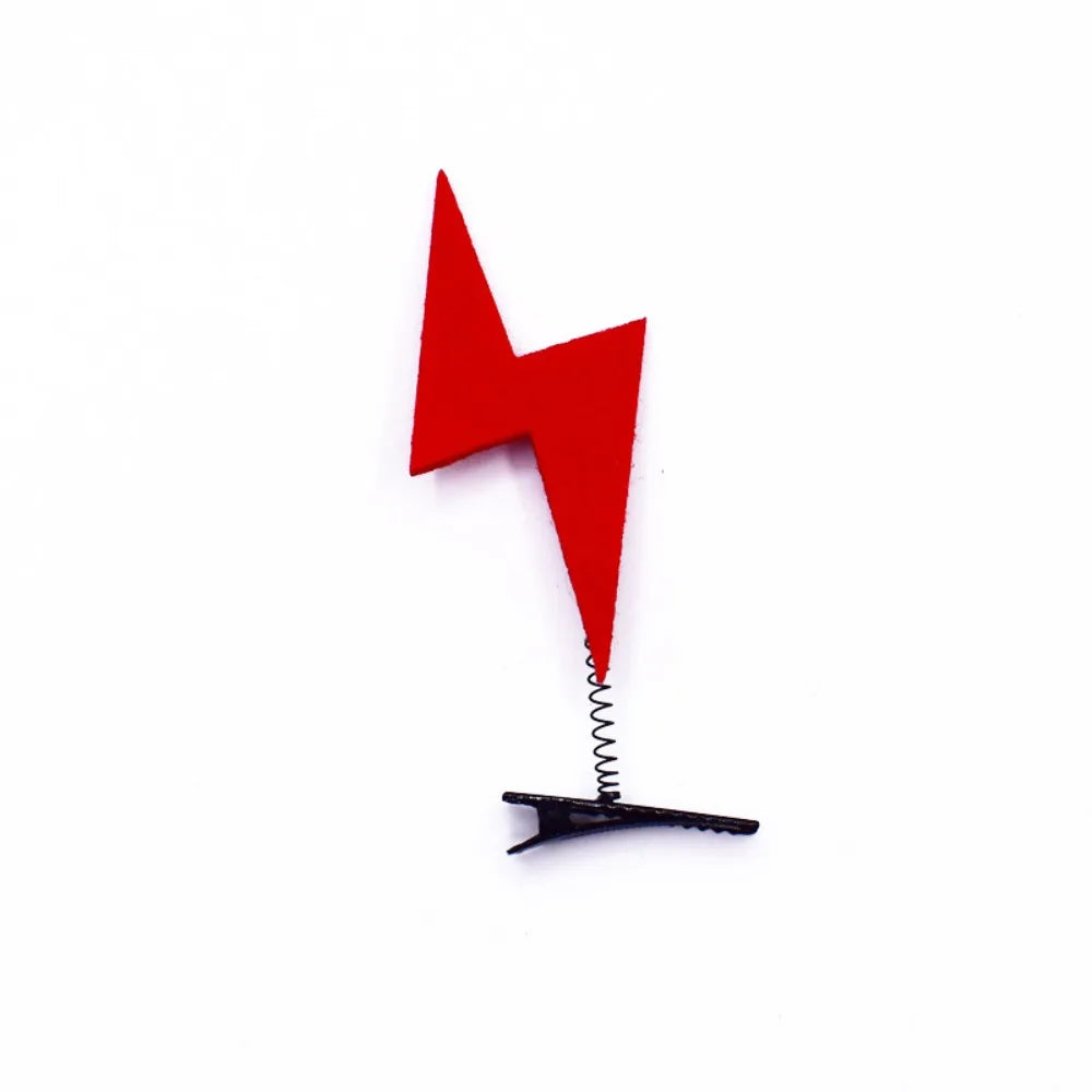 3D Funny Symbol Hair Clip WiFi Question Mark Lightning Cute Bangs Hairpin Headwear Party Daily Life Headwear Hair Styling Tool