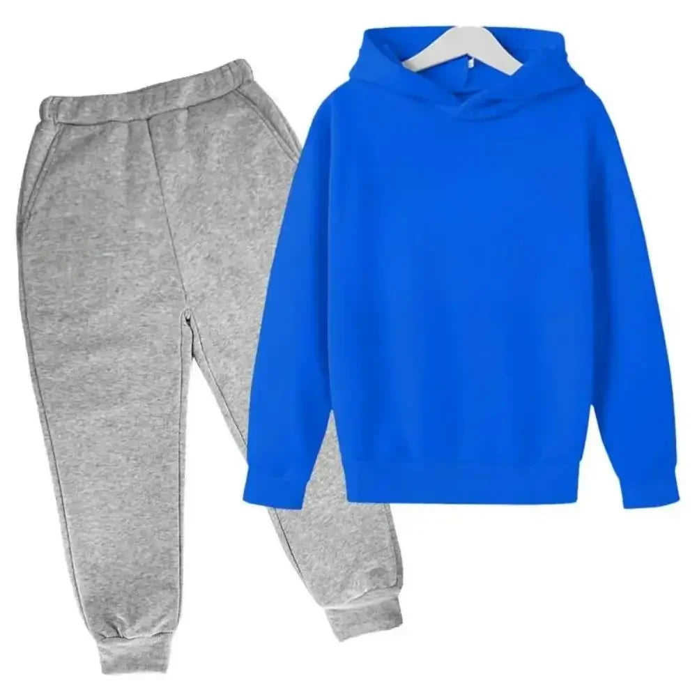 Spring Autumn Tracksuit Football CR7 Print Kid's Clothes Hoodie+Pants Suit 2pcs Set Boy Girl 3-12 Years Children Holiday Gifts