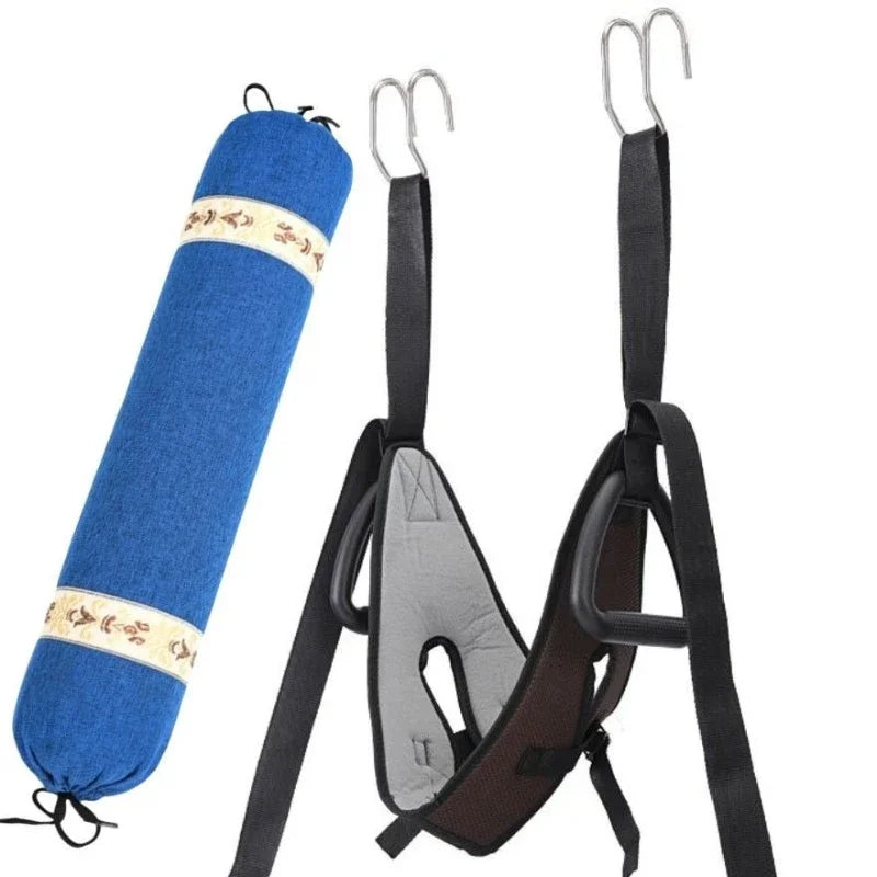Neck Suspension Neck Stretching Device Cervical Traction Belt Strap Cervical Horizontal Bar Suspension Household Traction Belt