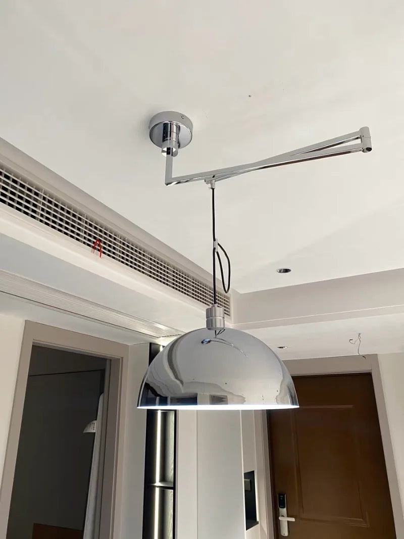 Adjustable Arm Pendant Lights Kitchen Dining Room Island Hanging Lamp Modern Rotatable Long pendant lamp Restaurant Decor