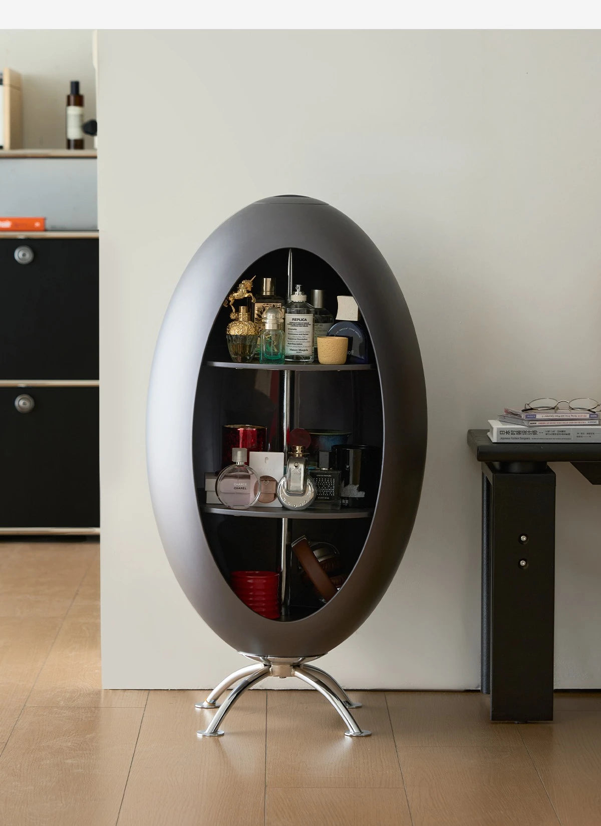 Home Decor Creative Rocket Cabinet Living Room Sofa Side Corner Snack Storage Rack Children's Room Multi Functional Bookshelf