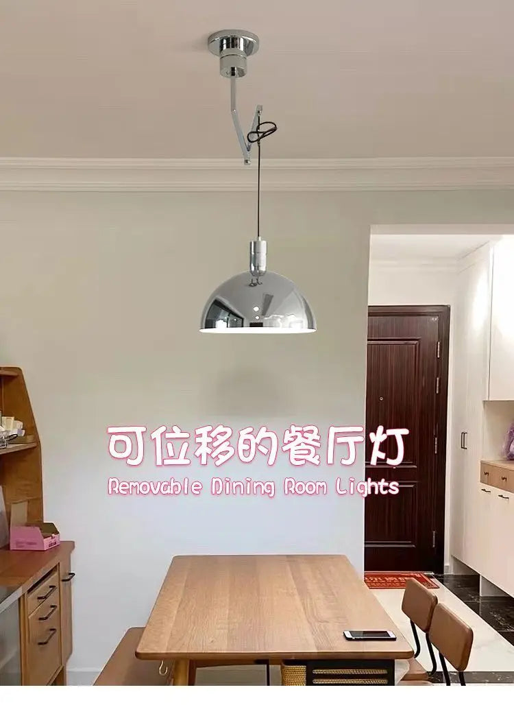 Nordic Modern Pendant Versatile Lamp Simple Study Restaurant Rocker Arm Light Creative Personality Displacement