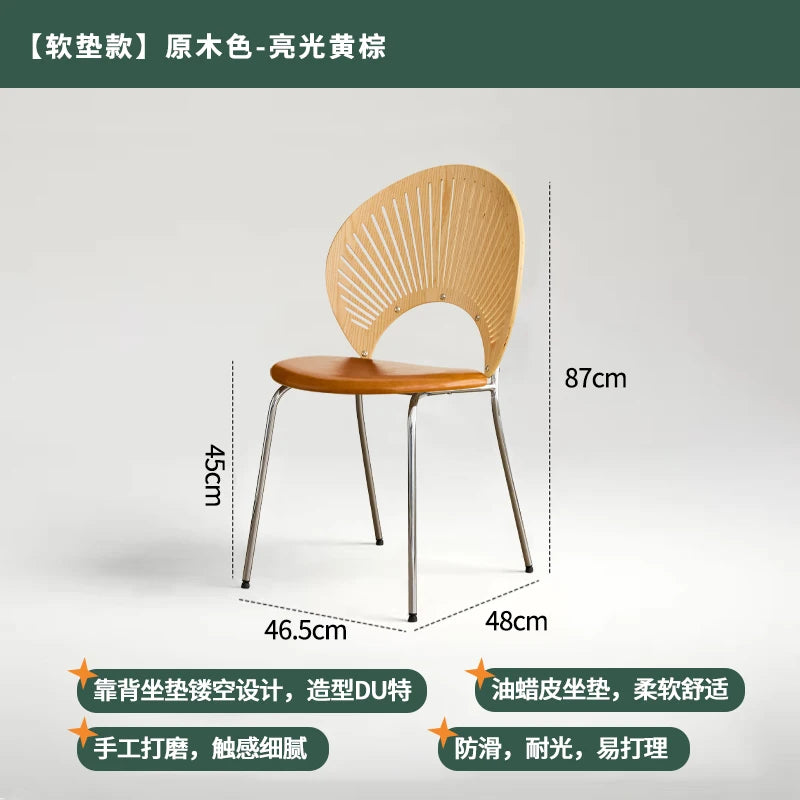 Home Furniture Restaurant Dining Chairs Living Room Leisure Chair Customized Stainless Steel Chairs Single Backrest Armchair