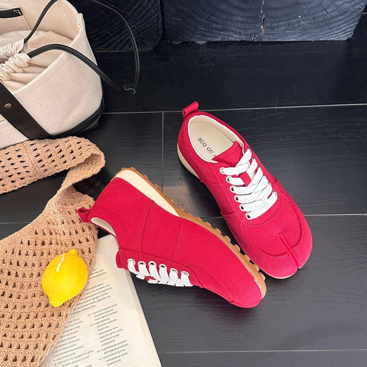 German Training Shoes Women's 2026 Summer Lace Up Forrest Gump Shoes Women's Split Toe Breathable Sports Shoes