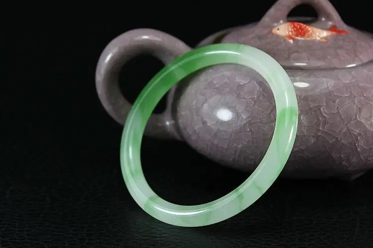 Natural Jade Bangle Women Gifts Men Fine Jewelry Jadeite Bangles Certified Genuine Jades Stone Bracelets Accessories Jewellery