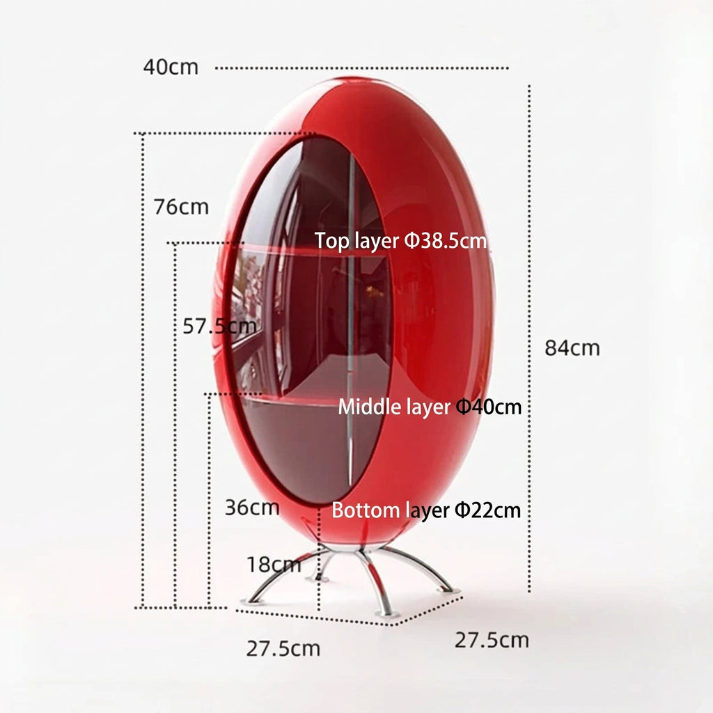 Home Decor Creative Rocket Cabinet Living Room Sofa Side Corner Snack Storage Rack Children's Room Multi Functional Bookshelf