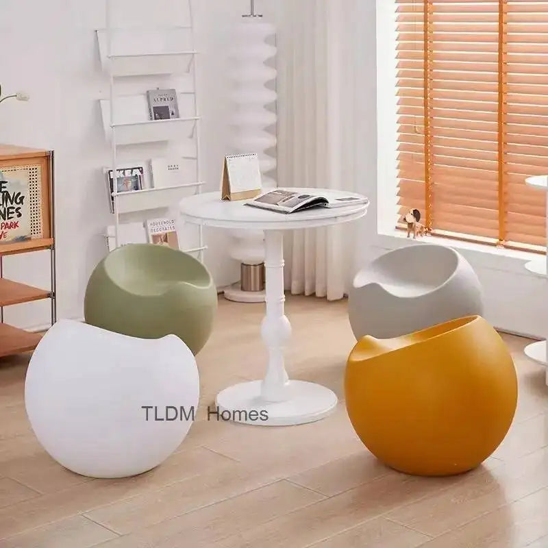 Creative Apple Stool Home Door Shoe Changing Stool Designer Minimalist Small Stool Nordic Living Room Bedroom Balcony Low Stool