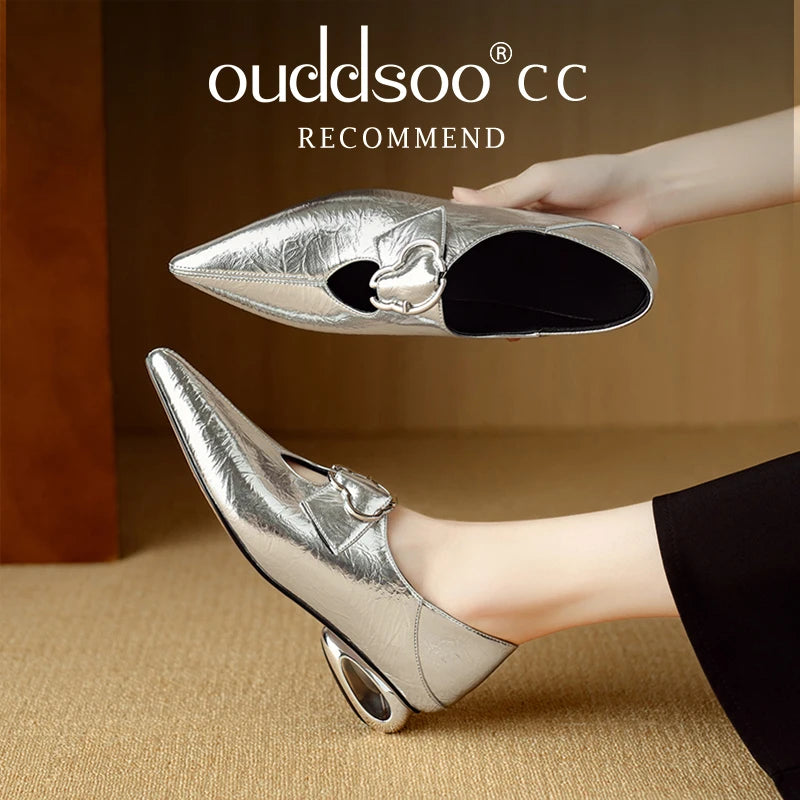 Ods High Heel Women's Thin Heels 2024 New Spring/Summer/Autumn/Winter Korean Edition Pointed Women's Temperament High Heel Women
