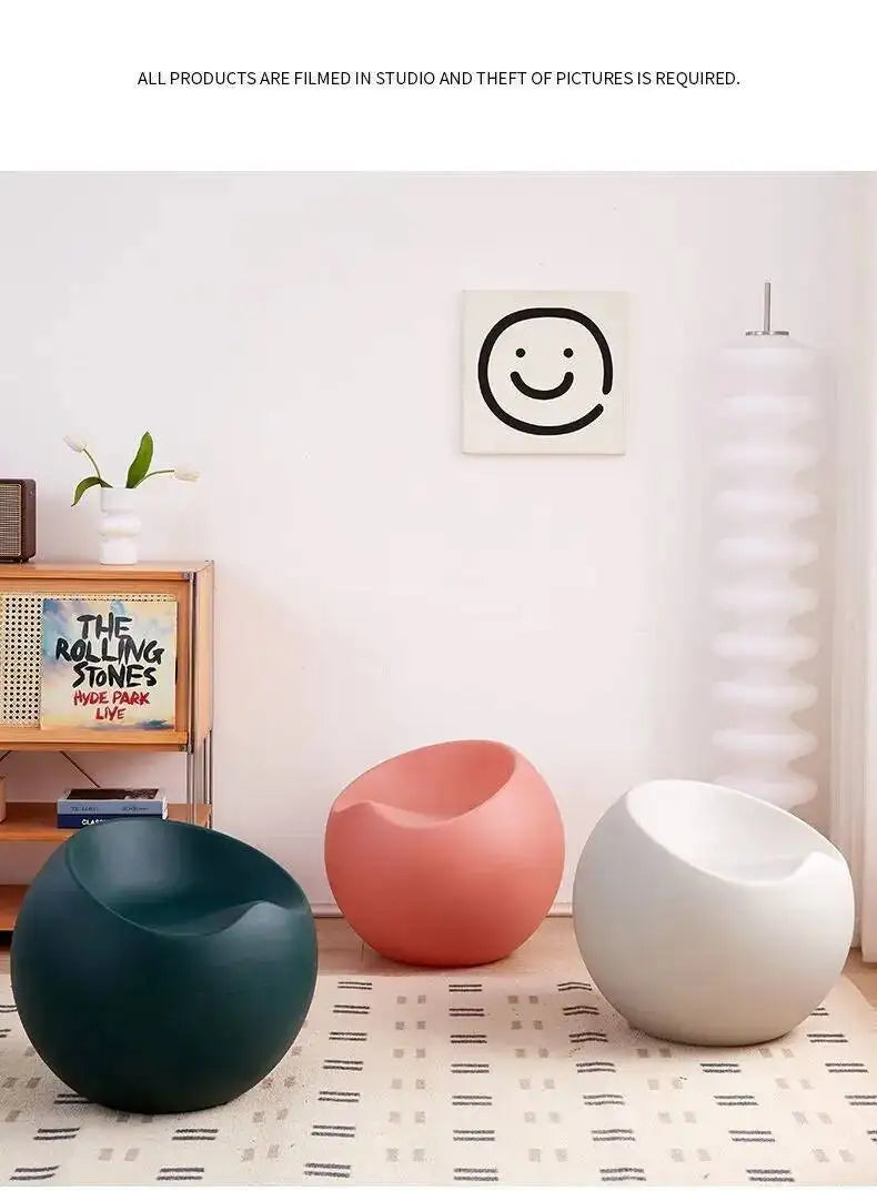 Creative Apple Stool Home Door Shoe Changing Stool Designer Minimalist Small Stool Nordic Living Room Bedroom Balcony Low Stool
