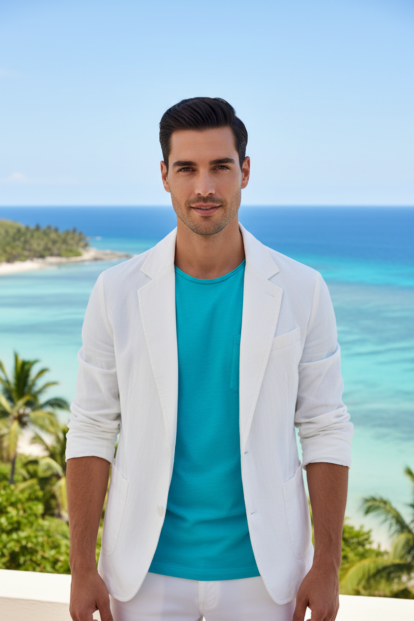 70% Linen 30% Cotton Breathable Men's Blazer Suit Jacket For Men Black Coat For Summer Business Lightweight Male Clothes 2024