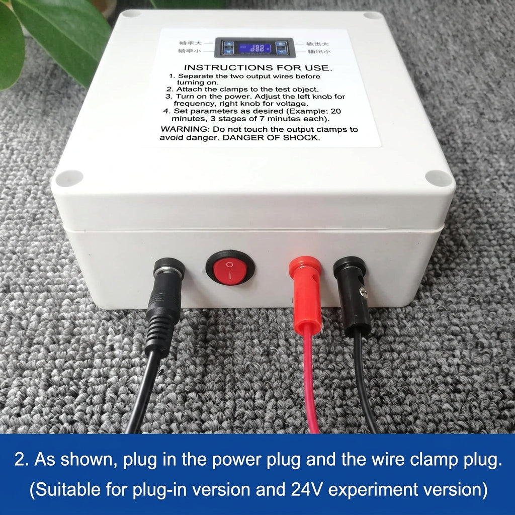 Zapper Frequency Resonance Device Dr. Clark Electromagnetic Broadband Adjustable Electronic Signal Therapy Tool