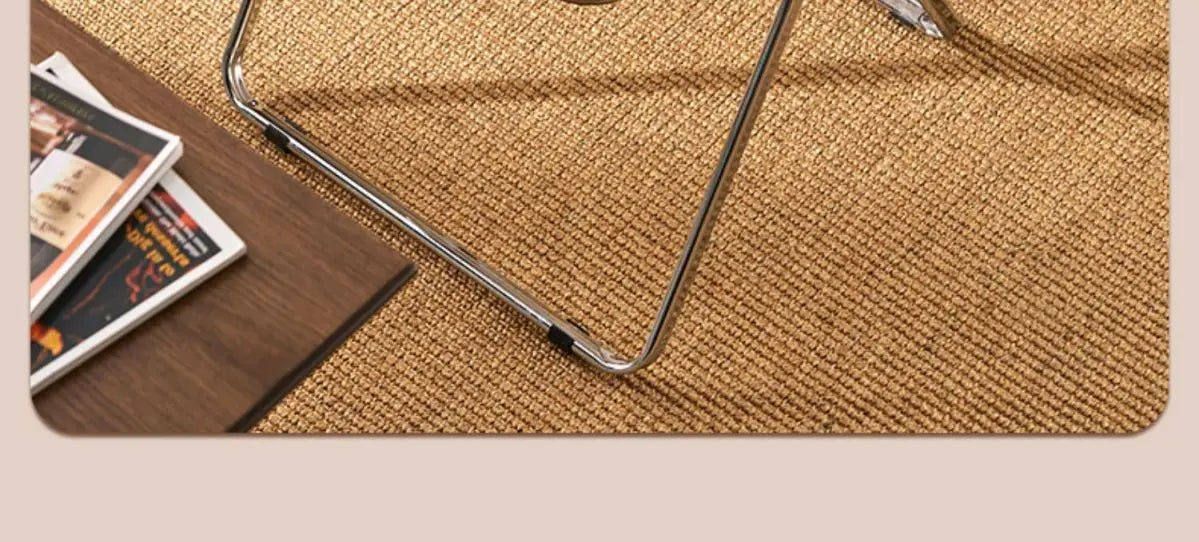 Nordic Rattan Home Comfortable Dining Chair Long Sitting Comfortable Chairs Creative Folding Chair Leisure Retro Backrest Stools