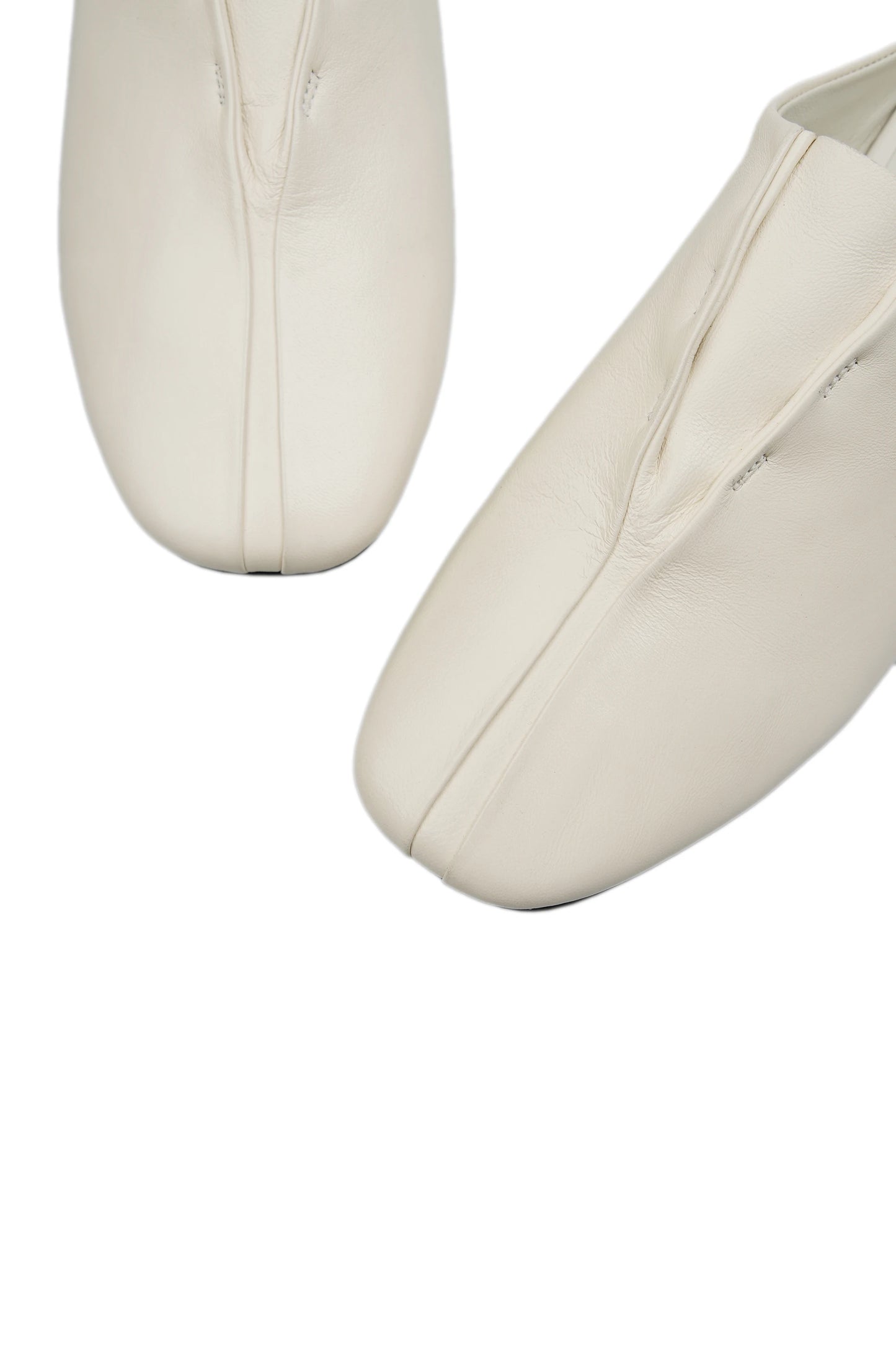 Genuine Sheepskin Mules Women Covered Square Toe Deep Mouth Flat Heel Casual Slippers Female Vacation Slides